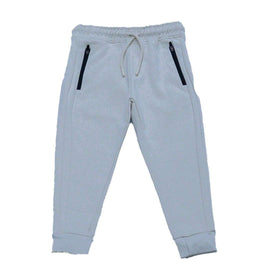 Beige Interlock Zip Pocket Jog Pant Beige Nawao.com
