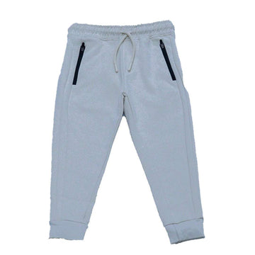 Beige Interlock Zip Pocket Jog Pant Beige Nawao.com