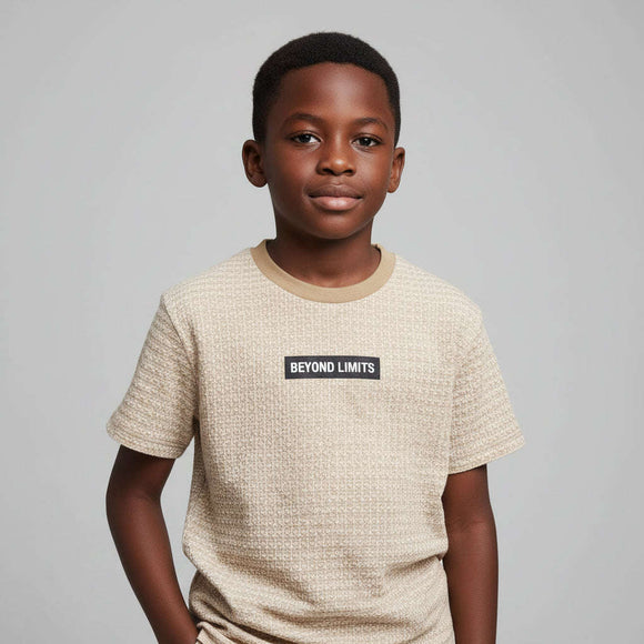 Beige Jacq Over Size T Shirt Beige Nawao.com