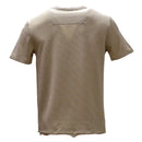 Beige Jacquard T Shirt Beige Nawao.com