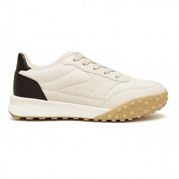 Beige Jogger With Textured Overlay Nawao.com