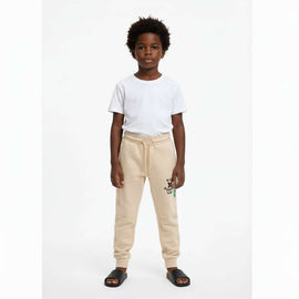 Beige Jogpant With Print  Beige Nawao.com