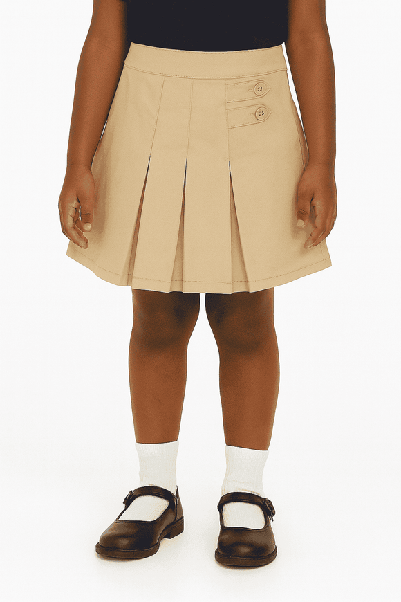 Beige   Khaki Skirt  Beige Nawao.com