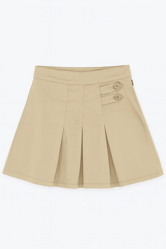 Beige   Khaki Skirt  Beige Nawao.com