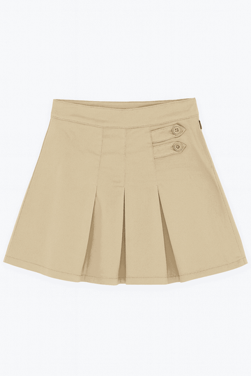 Beige   Khaki Skirt  Beige Nawao.com