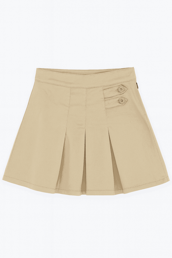 Beige   Khaki Skirt  Beige Nawao.com