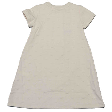 Beige Knit Dress With Bow Nawao.com