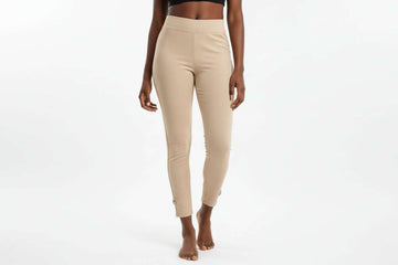 Beige Knit Jegging Nawao.com