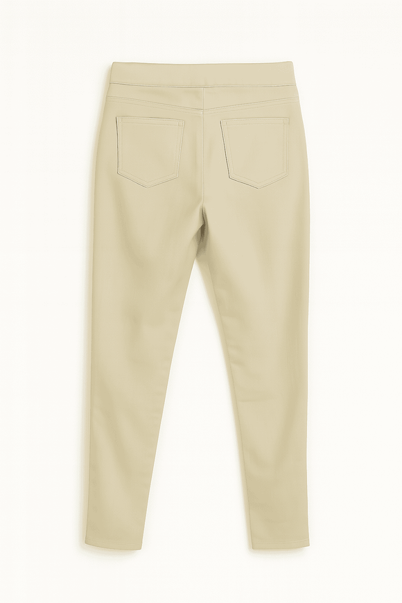 Beige Knit Jegging Nawao.com