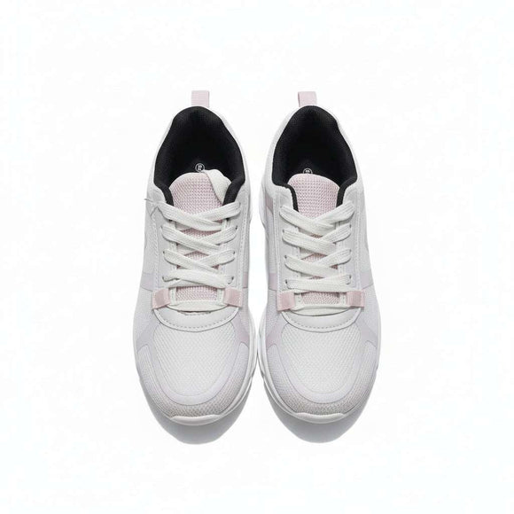 Beige Lace  Up Trainer Beige S30 Nawao.com