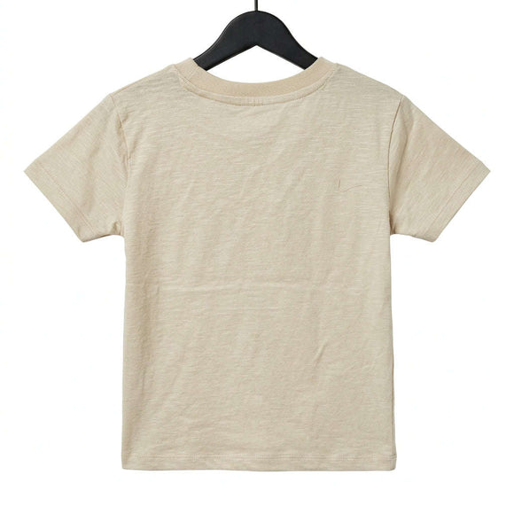 Beige Legend Short Sleeve Tshirt Beige Nawao.com
