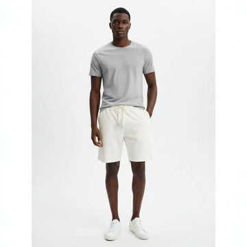 Beige Lounge Shorts Nawao.com