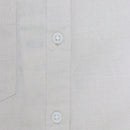 Beige Mandarin Collar Long Sleeve Shirt Nawao.com