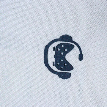Beige Mandarin Collar Zipneck Polo Nawao.com