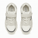 Beige Material Block Chunky Shoes Nawao.com