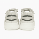 Beige Material Block Chunky Shoes Nawao.com