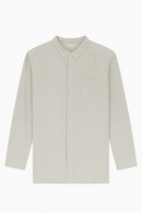Beige  Men Casual Shirt Nawao.com