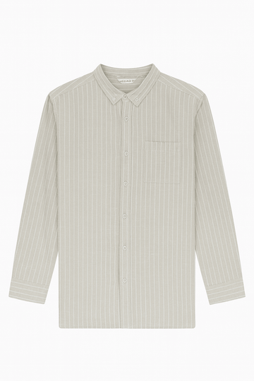 Beige  Men Casual Shirt Nawao.com