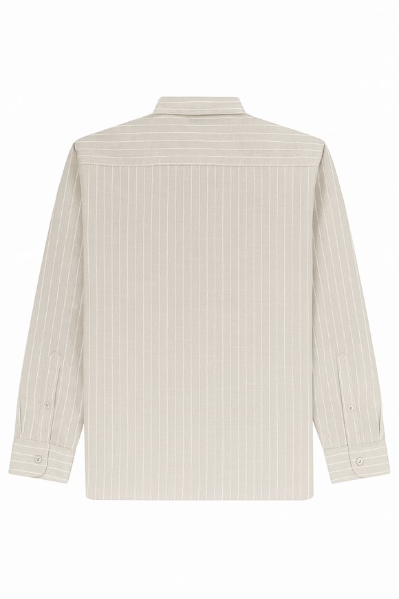 Beige  Men Casual Shirt Nawao.com