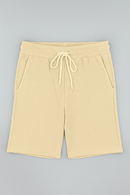 Beige Men Shorts Nawao.com
