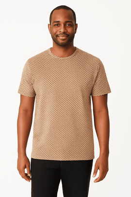 Beige Men T Shirt Beige Small Nawao.com