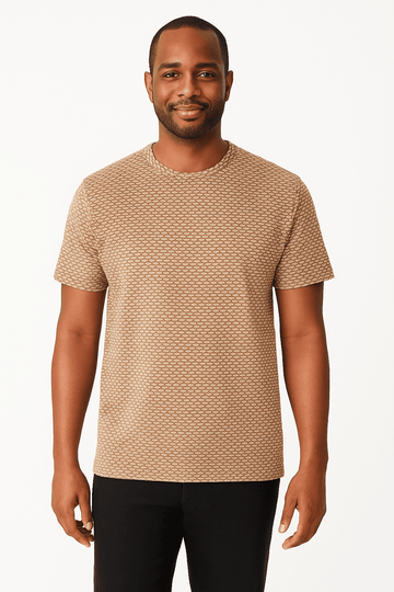 Beige Men T Shirt Beige Small Nawao.com