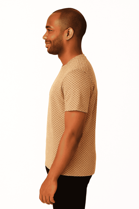 Beige Men T Shirt Beige Small Nawao.com