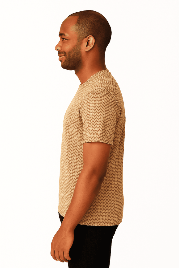 Beige Men T Shirt Beige Small Nawao.com