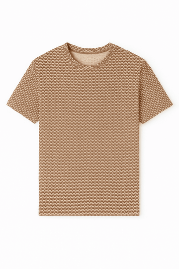 Beige Men T Shirt Beige Small Nawao.com