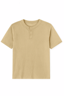 Beige Men T Shirt Nawao.com