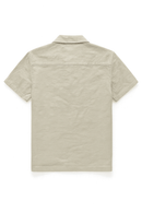 Beige Mens Casual Shirt Nawao.com