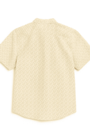 Beige Mens Casual Shirt Nawao.com