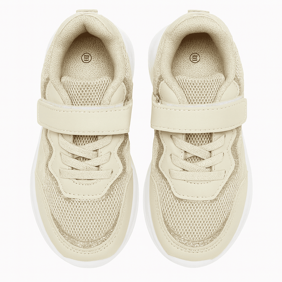 Beige Mesh Trainer Beige Nawao.com