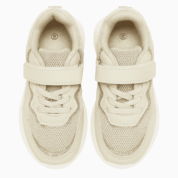 Beige Mesh Trainer Beige Nawao.com