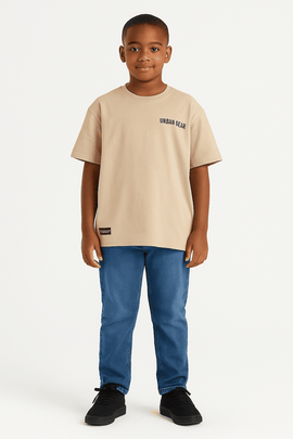 Beige Modal Tee Nawao.com