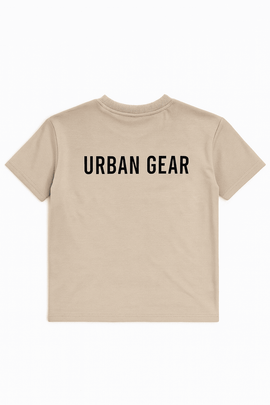 Beige Modal Tee Nawao.com