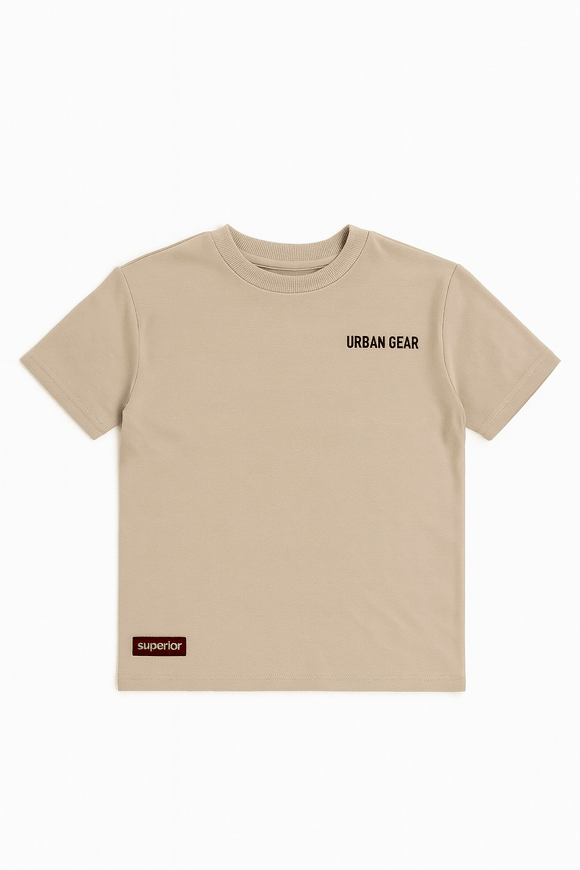 Beige Modal Tee Nawao.com