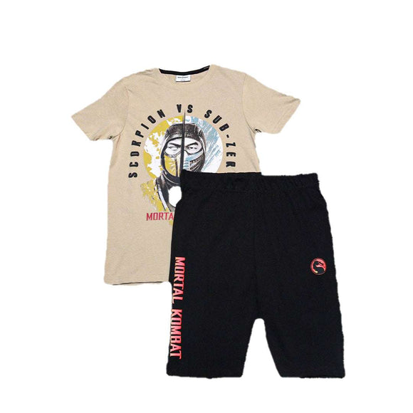 Beige Mortal Kombat Night Suit Nawao.com