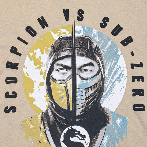 Beige Mortal Kombat Night Suit Nawao.com