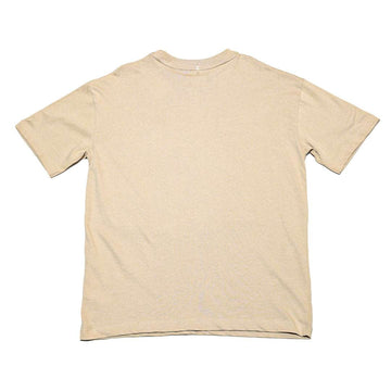 Beige Oversize Gamer Embroidery Tee Nawao.com
