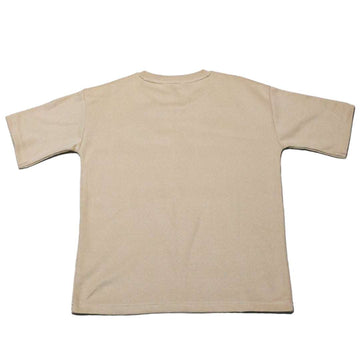 Beige Oversize Sequins Top Nawao.com