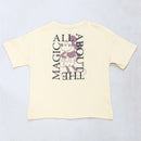Beige Oversized Miceky Mouse T Shirt Beige Nawao.com
