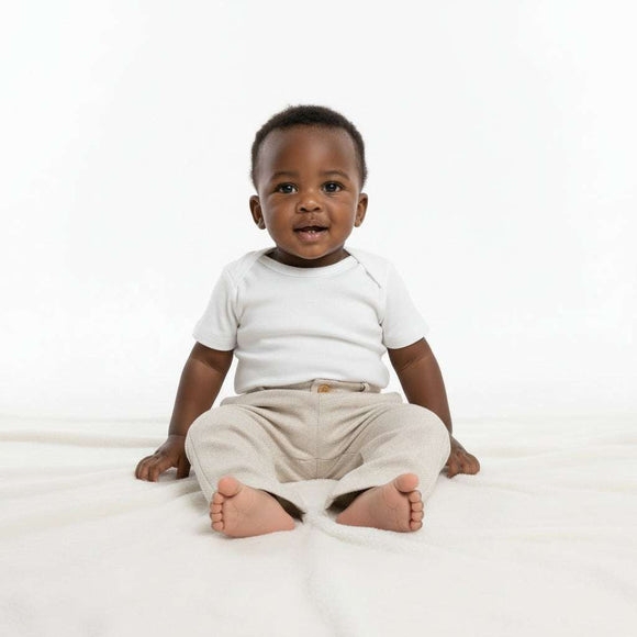 Beige Oxfotrd Trousers Beige Nawao.com