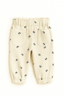 Beige Paperbag Trouser Beige Nawao.com