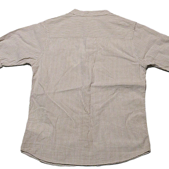Beige Plain Shirt Nawao.com