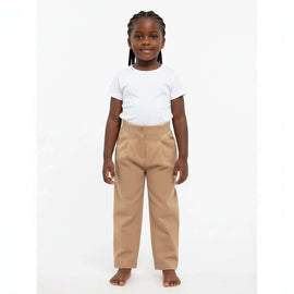 Beige Pleated Trousers Beige Nawao.com