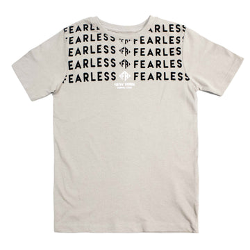 Beige Print T-Shirt Nawao.com
