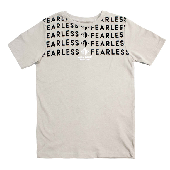 Beige Print T-Shirt Nawao.com
