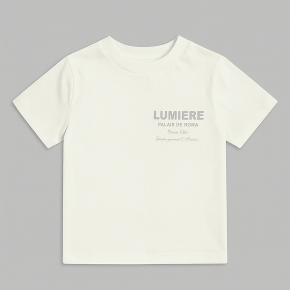 Beige Printed Shirs And Tee Nawao.com