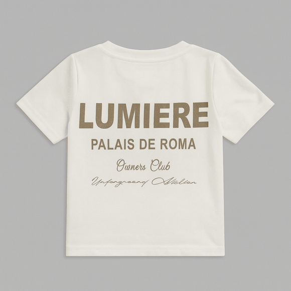 Beige Printed Shirs And Tee Nawao.com
